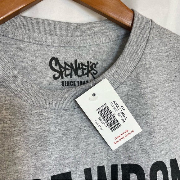 SPENCERS Unisex Gray I May Be Wrong But I Doubt It T Shirt Size Small - Picture 6 of 9